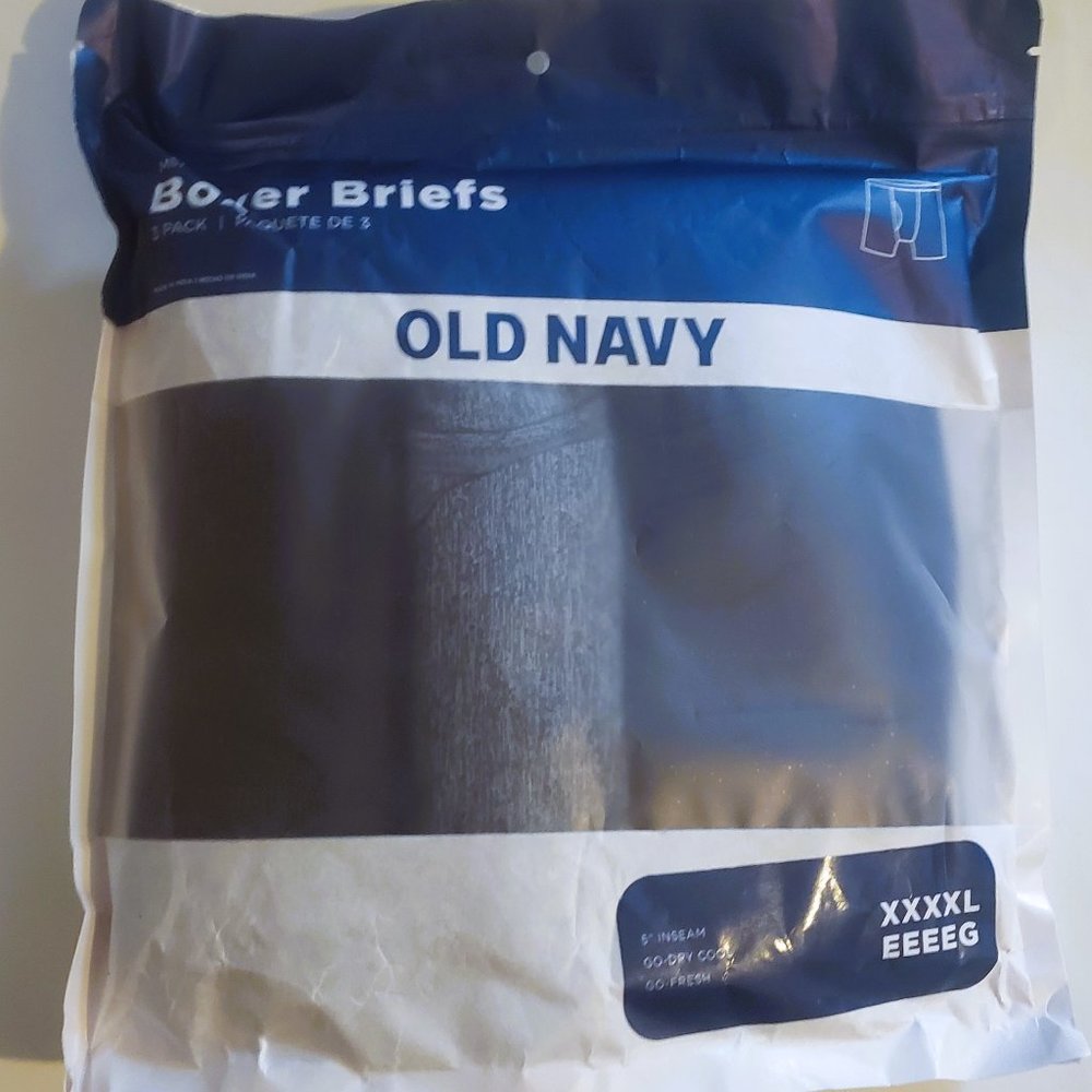 Men's Old Navy Dry Cool Performance Boxer Briefs Underwear 3 pack Multicolor